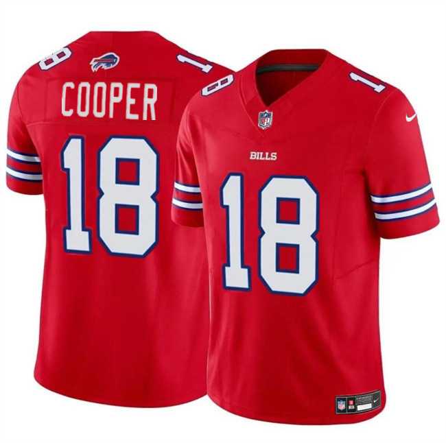 Men & Women & Youth Buffalo Bills #18 Amari Cooper Red 2024 F.U.S.E. Vapor Untouchable Limited Stitched Football Jersey